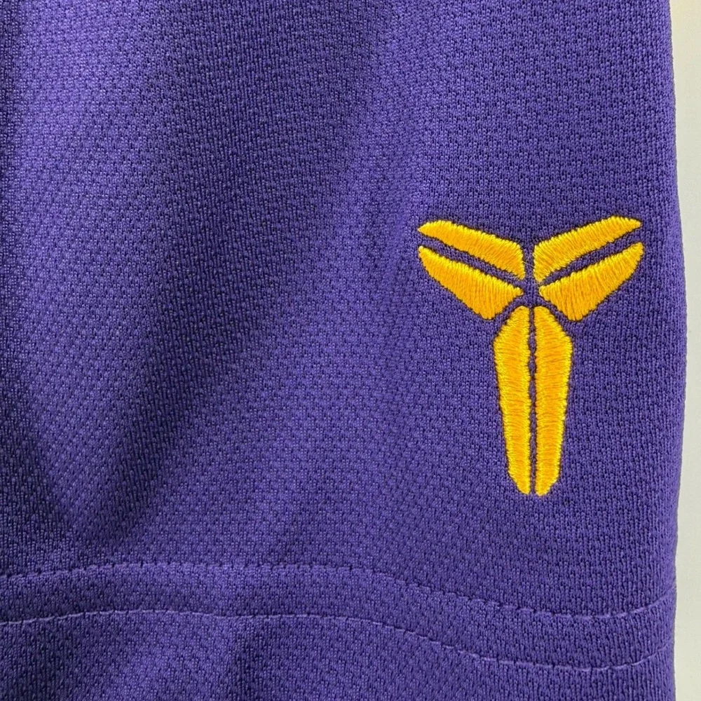 NWT Nike Kobe Bryant Dri-FIT Basketball Shorts Kids Large Purple Gold HJ1005-547
